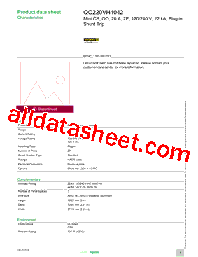 QO220VH1042型号图片
