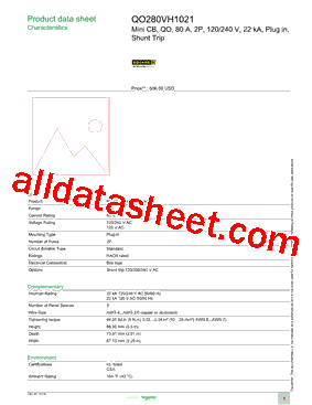 QO280VH1021型号图片
