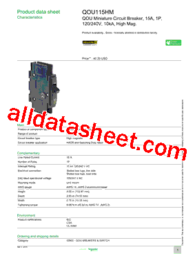 QOU115HM型号图片