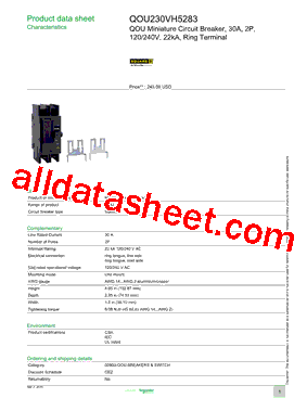 QOU230VH5283型号图片
