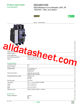 QOU2601200型号图片