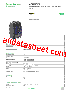 QOU315VH型号图片