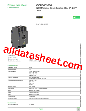 QOU3605250型号图片