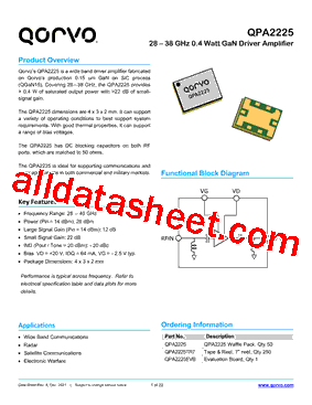 QPA2225EVB型号图片