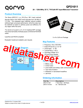 QPD1011SR型号图片