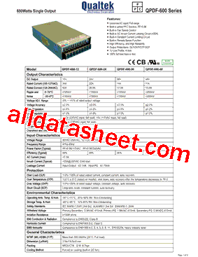 QPDF-600-48型号图片