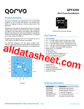QPF4200SR型号图片