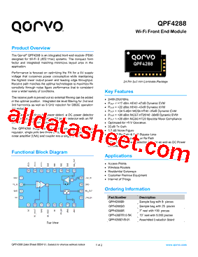 QPF4288EVB-01型号图片