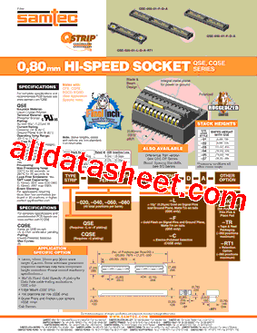 QSE-40-01-L-D-A-K型号图片