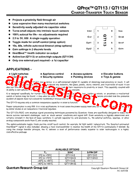 QT113H-D型号图片