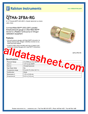 QTHA-2FBA-RG型号图片