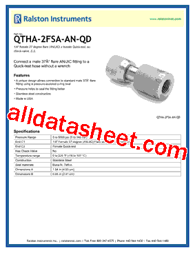 QTHA-2FSA-AN-QD型号图片