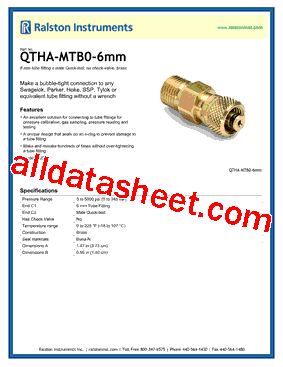 QTHA-MTB0-6MM型号图片