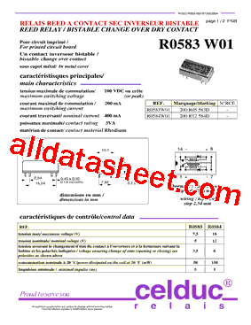 R0584W01型号图片