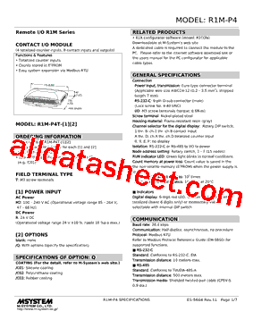 R1M-P4T-R型号图片