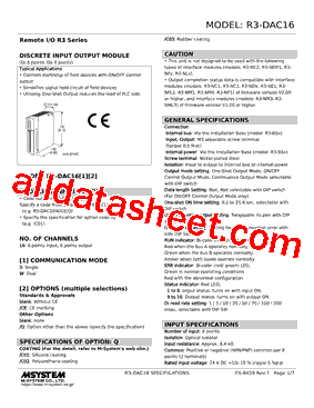 R3-DAC16W/CE型号图片