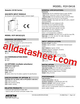 R3Y-DA16S/CE型号图片