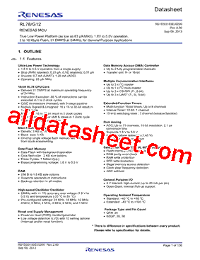 R5F1036AGSP型号图片