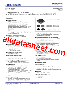 R5F51101AGFM型号图片