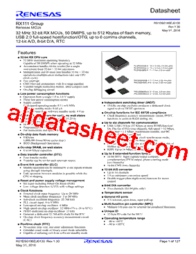 R5F51111ADFL3A型号图片