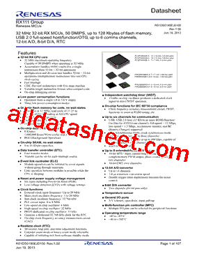 R5F51114AGFL型号图片