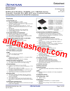 R5F52106BDFL型号图片