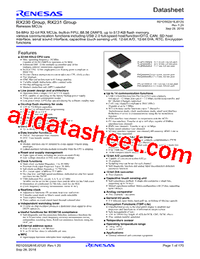 R5F52305ADNEU0型号图片