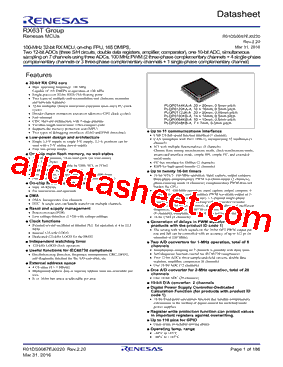 R5F563TEBGFP型号图片