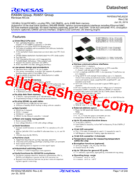 R5F5651EHDBP型号图片