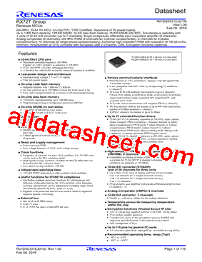 R5F572TKADFP型号图片