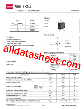 R6011KNJ型号图片