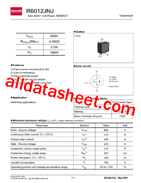 R6012JNJ型号图片