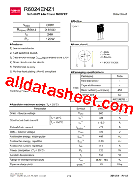 R6024ENZ1型号图片