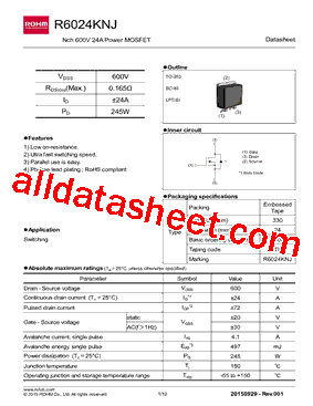 R6024KNJ型号图片