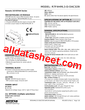 R7F4HML3-D-DAC32B型号图片