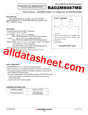 RA02M8087MD-101型号图片