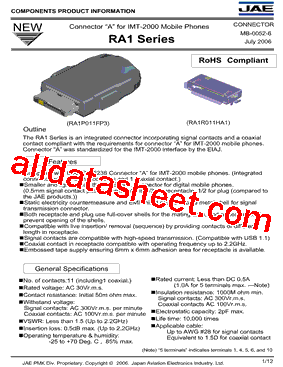 RA1R010H1AR1000型号图片