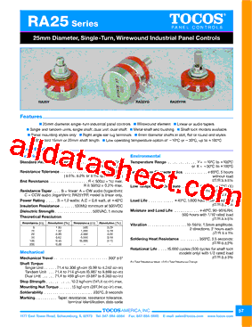 RA25YG15FB103A503101G型号图片