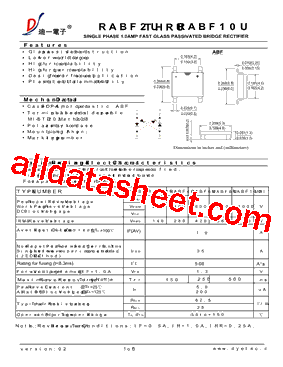 RABF10U型号图片