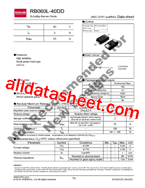 RB060L-40DD型号图片