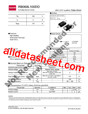 RB068L100DD型号图片