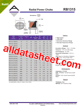 RB1315-102K-RC型号图片