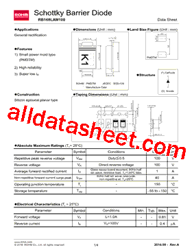 RB168LAM100型号图片