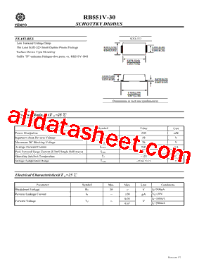 RB551V-30S2型号图片