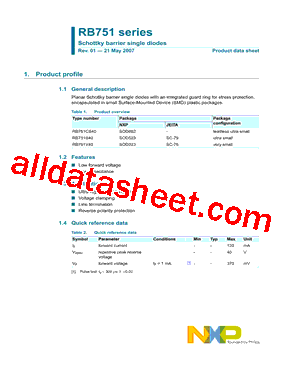 RB751V40型号图片