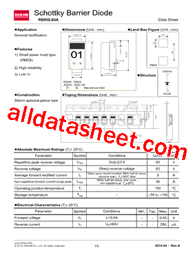 RBR5L60A型号图片