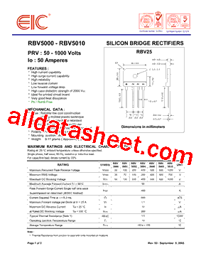 RBV5001型号图片