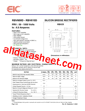 RBV602D型号图片