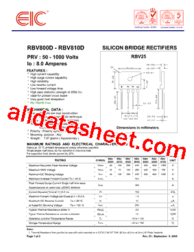 RBV808D型号图片