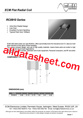 RC0910-391型号图片